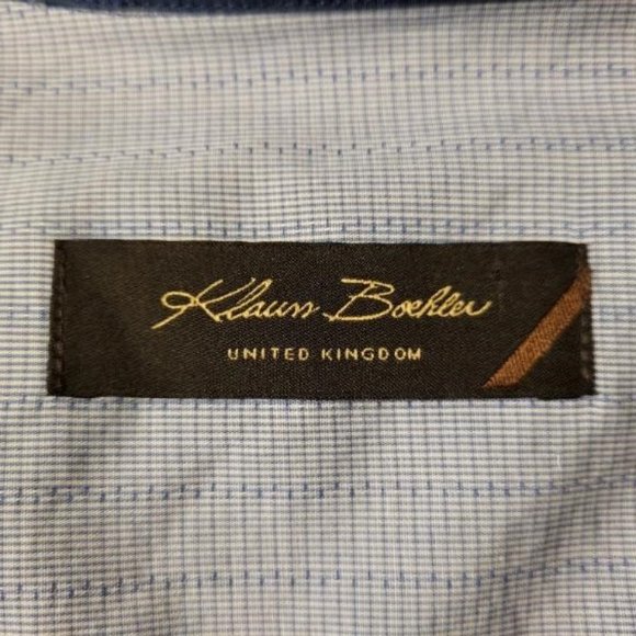Klaus Boehler button up shirt - 17" neck - Picture 6 of 9